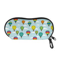 Colorful Air Balloon Pattern Print Glasses Case