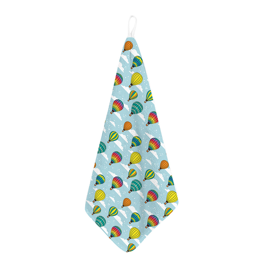 Colorful Air Balloon Pattern Print Hand Towel