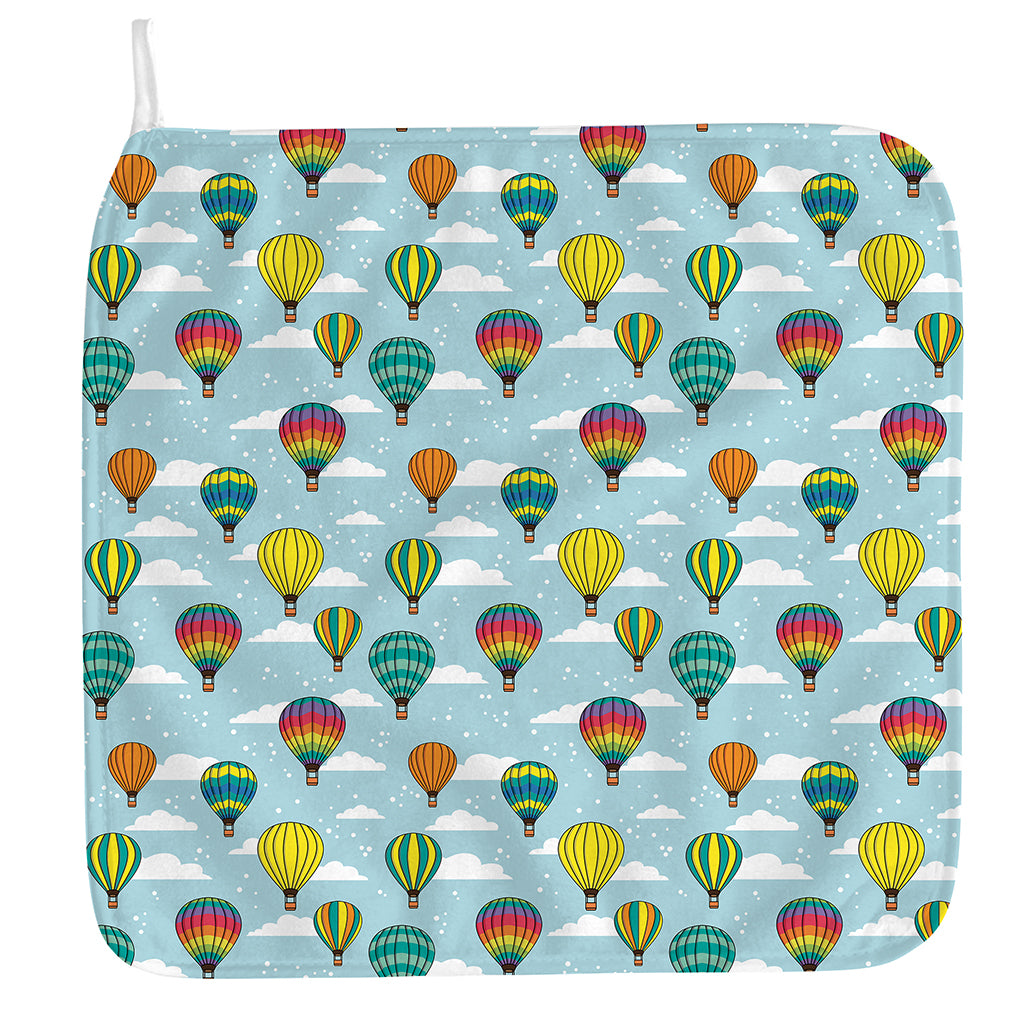 Colorful Air Balloon Pattern Print Hand Towel