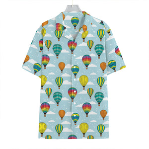 Colorful Air Balloon Pattern Print Hawaiian Shirt