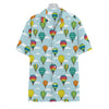 Colorful Air Balloon Pattern Print Hawaiian Shirt