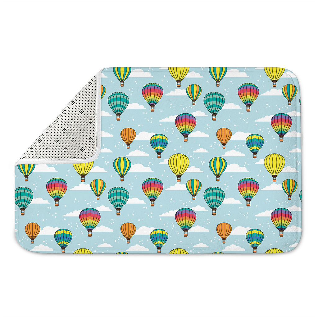 Colorful Air Balloon Pattern Print Indoor Door Mat