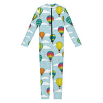 Colorful Air Balloon Pattern Print Jumpsuit