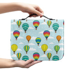 Colorful Air Balloon Pattern Print Leather Bible Cover