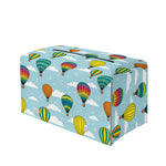 Colorful Air Balloon Pattern Print Leather Tissue Box Cover