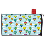 Colorful Air Balloon Pattern Print Mailbox Cover