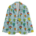 Colorful Air Balloon Pattern Print Men's Blazer