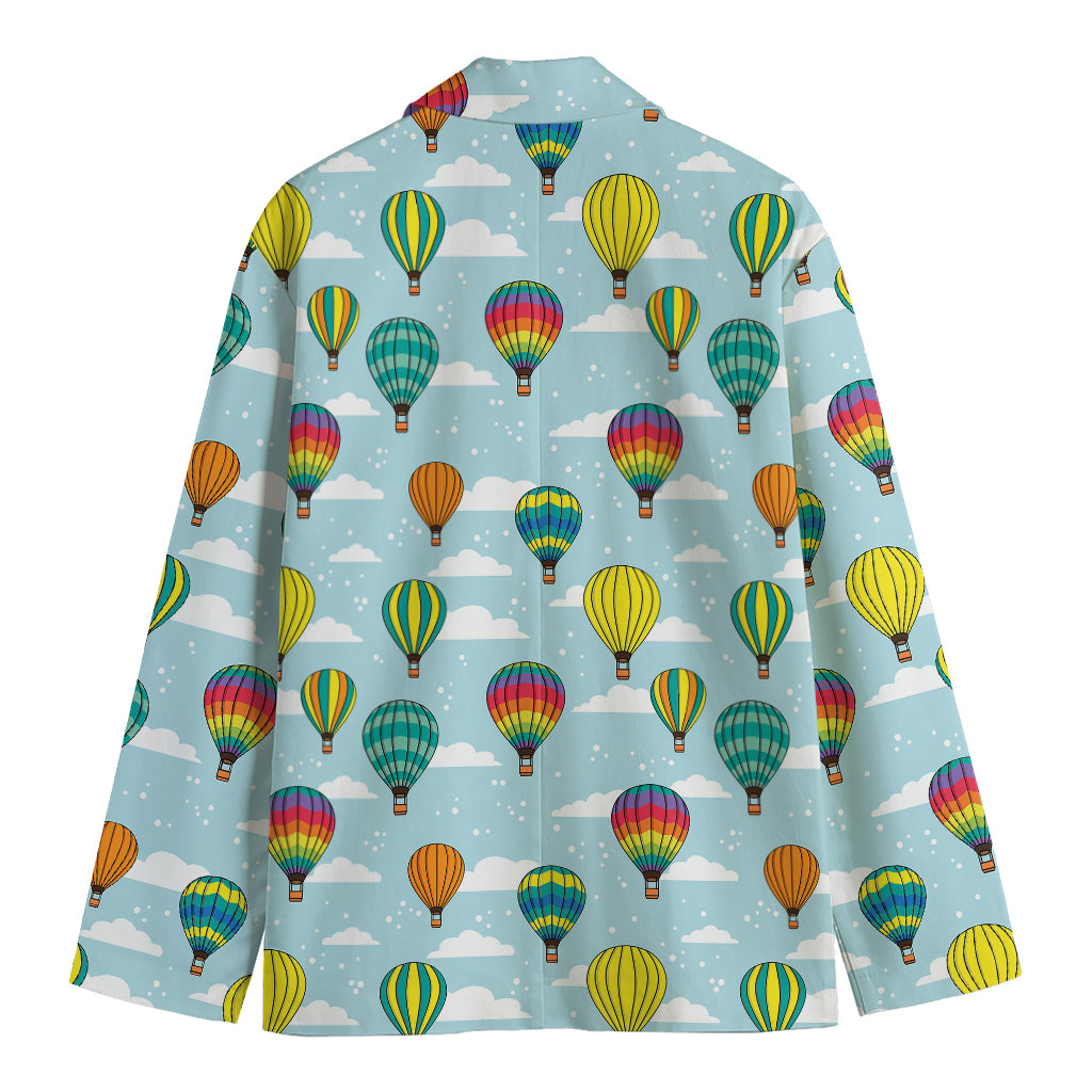 Colorful Air Balloon Pattern Print Men's Blazer