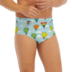 Colorful Air Balloon Pattern Print Men's Briefs