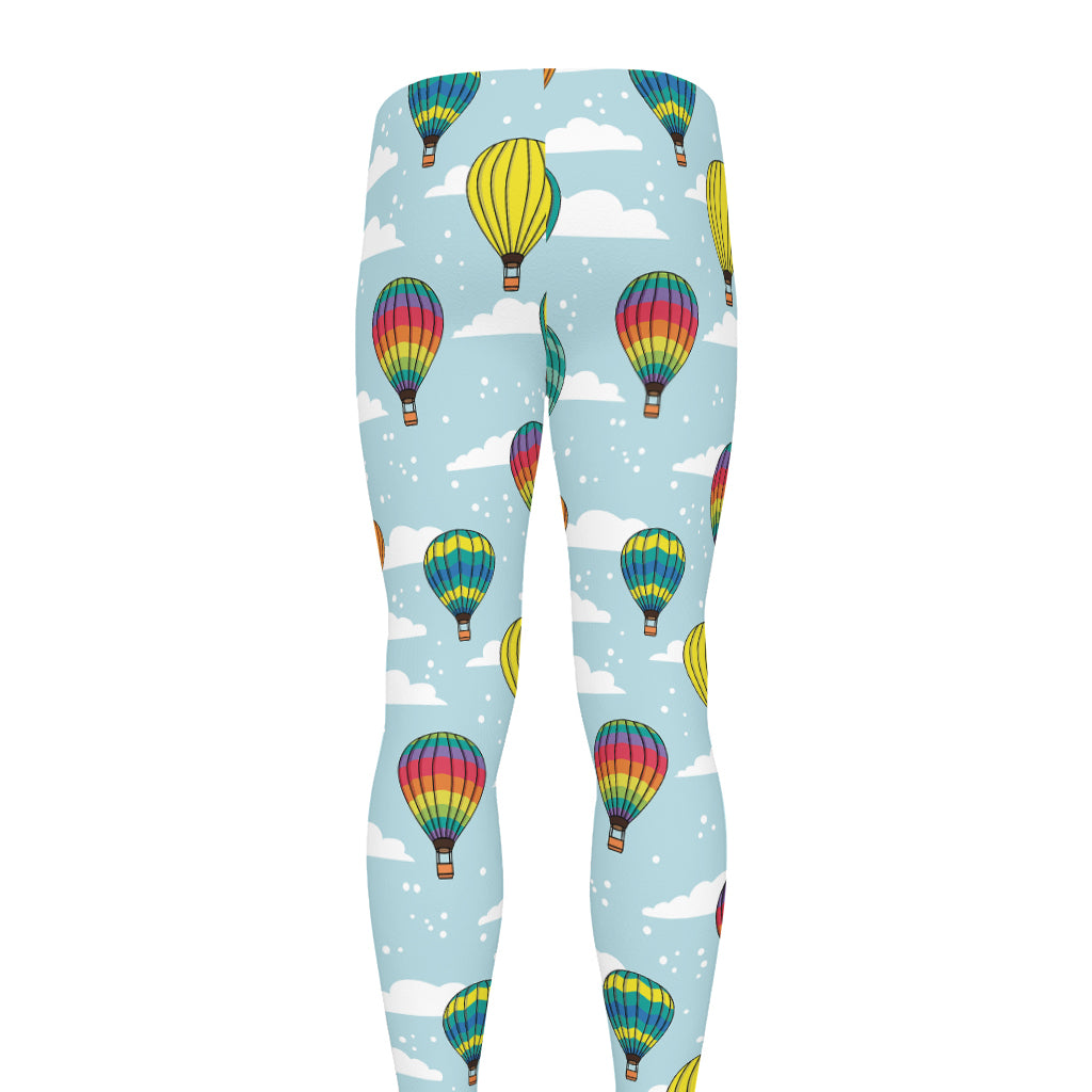 Colorful Air Balloon Pattern Print Men's leggings