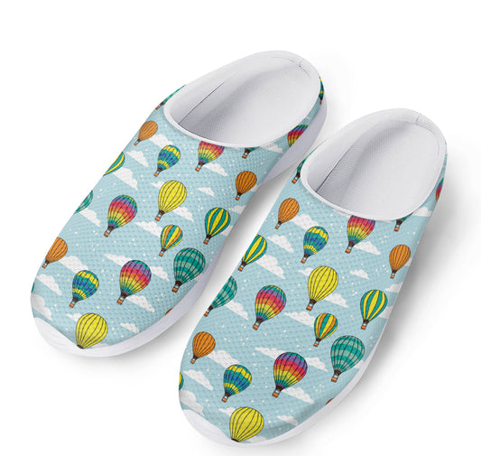 Colorful Air Balloon Pattern Print Mesh Casual Shoes