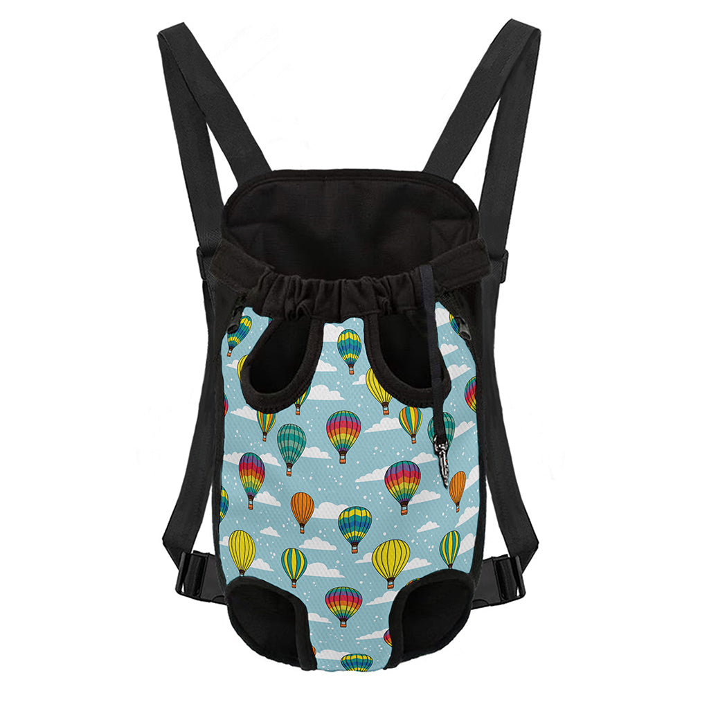 Colorful Air Balloon Pattern Print Pet Carrier Backpack
