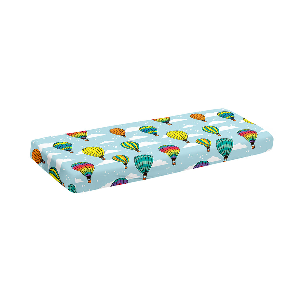 Colorful Air Balloon Pattern Print Piano Keyboard Cover