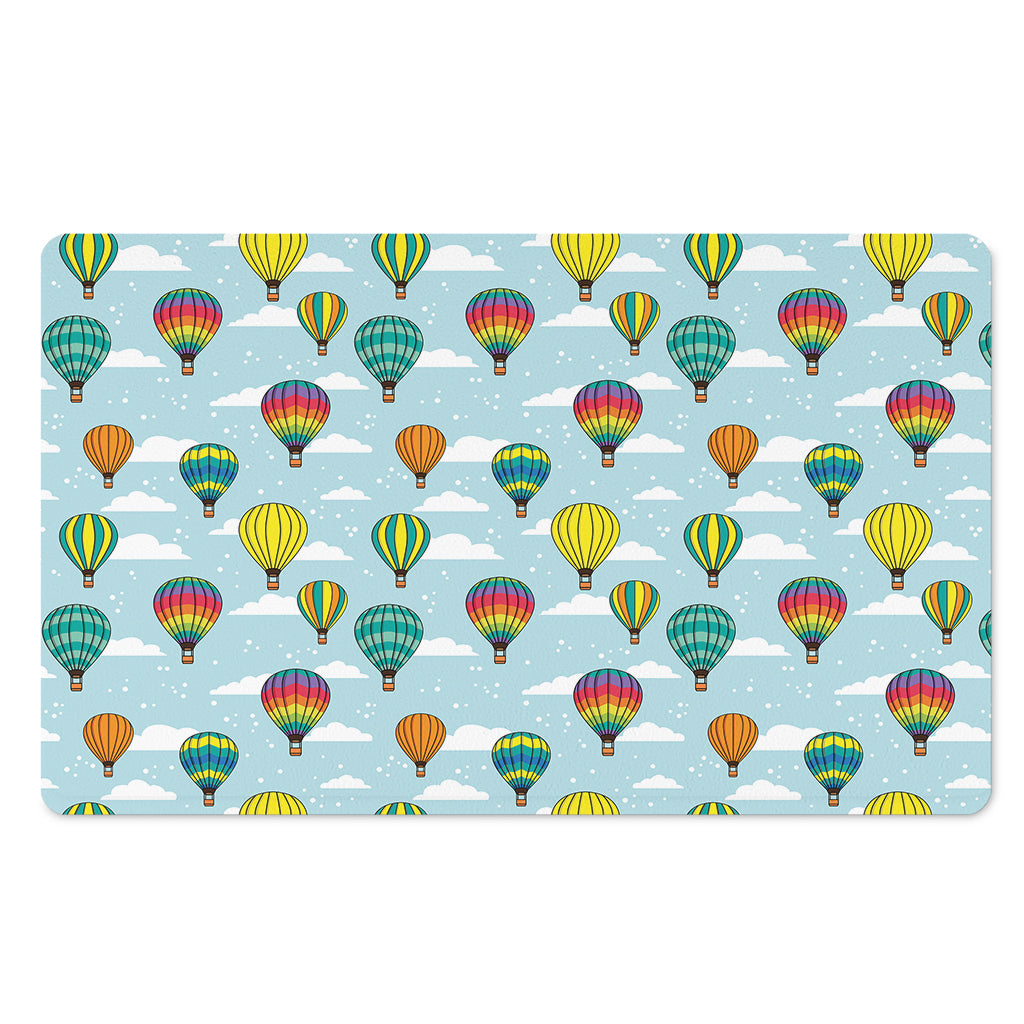 Colorful Air Balloon Pattern Print Polyester Doormat