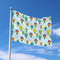 Colorful Air Balloon Pattern Print Polyester Flag