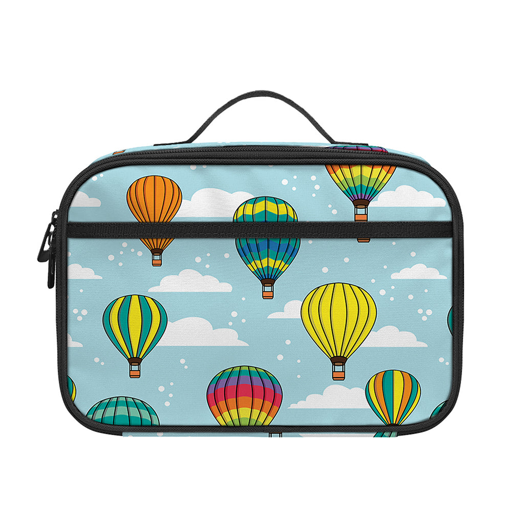 Colorful Air Balloon Pattern Print Portable Lunch Bag