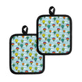 Colorful Air Balloon Pattern Print Pot Holders