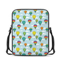 Colorful Air Balloon Pattern Print Rectangular Crossbody Bag