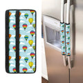 Colorful Air Balloon Pattern Print Refrigerator Handle Covers