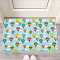 Colorful Air Balloon Pattern Print Rubber Doormat