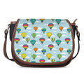 Colorful Air Balloon Pattern Print Saddle Bag