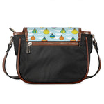 Colorful Air Balloon Pattern Print Saddle Bag