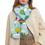 Colorful Air Balloon Pattern Print Scarf