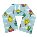 Colorful Air Balloon Pattern Print Scarf