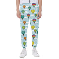 Colorful Air Balloon Pattern Print Joggers