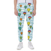 Colorful Air Balloon Pattern Print Scuba Joggers