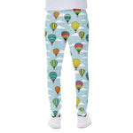 Colorful Air Balloon Pattern Print Scuba Joggers