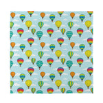 Colorful Air Balloon Pattern Print Silk Bandana