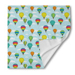Colorful Air Balloon Pattern Print Silk Bandana