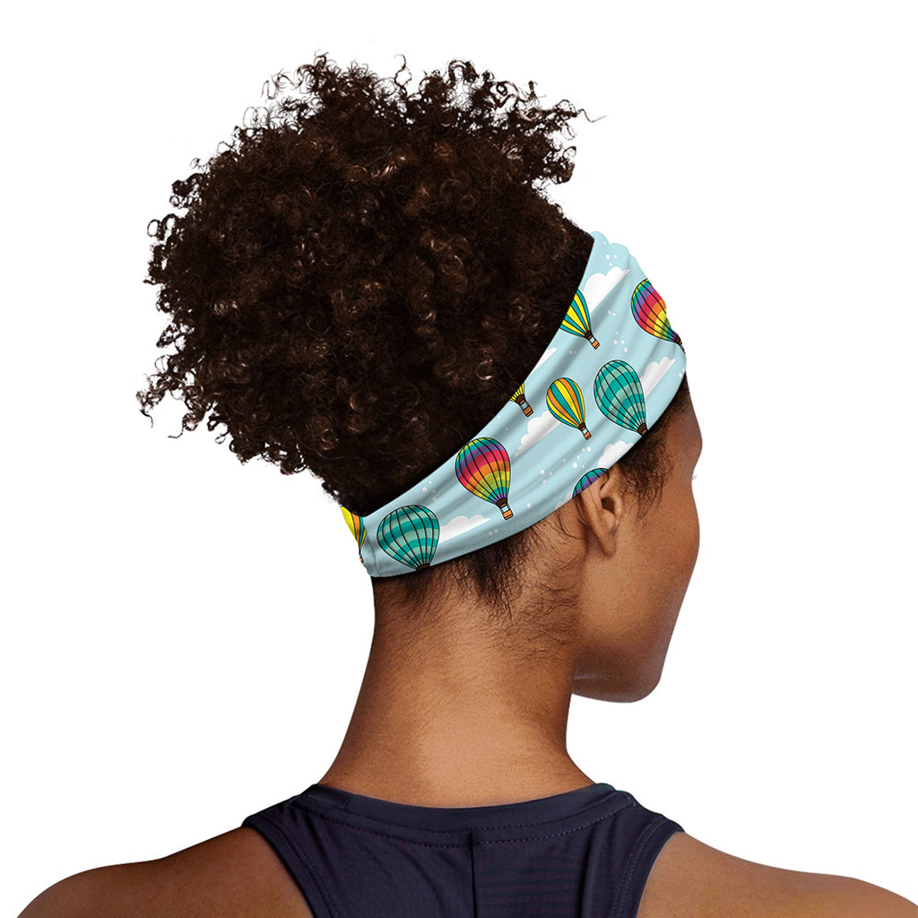 Colorful Air Balloon Pattern Print Sports Headband