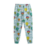 Colorful Air Balloon Pattern Print Sweatpants