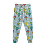 Colorful Air Balloon Pattern Print Sweatpants