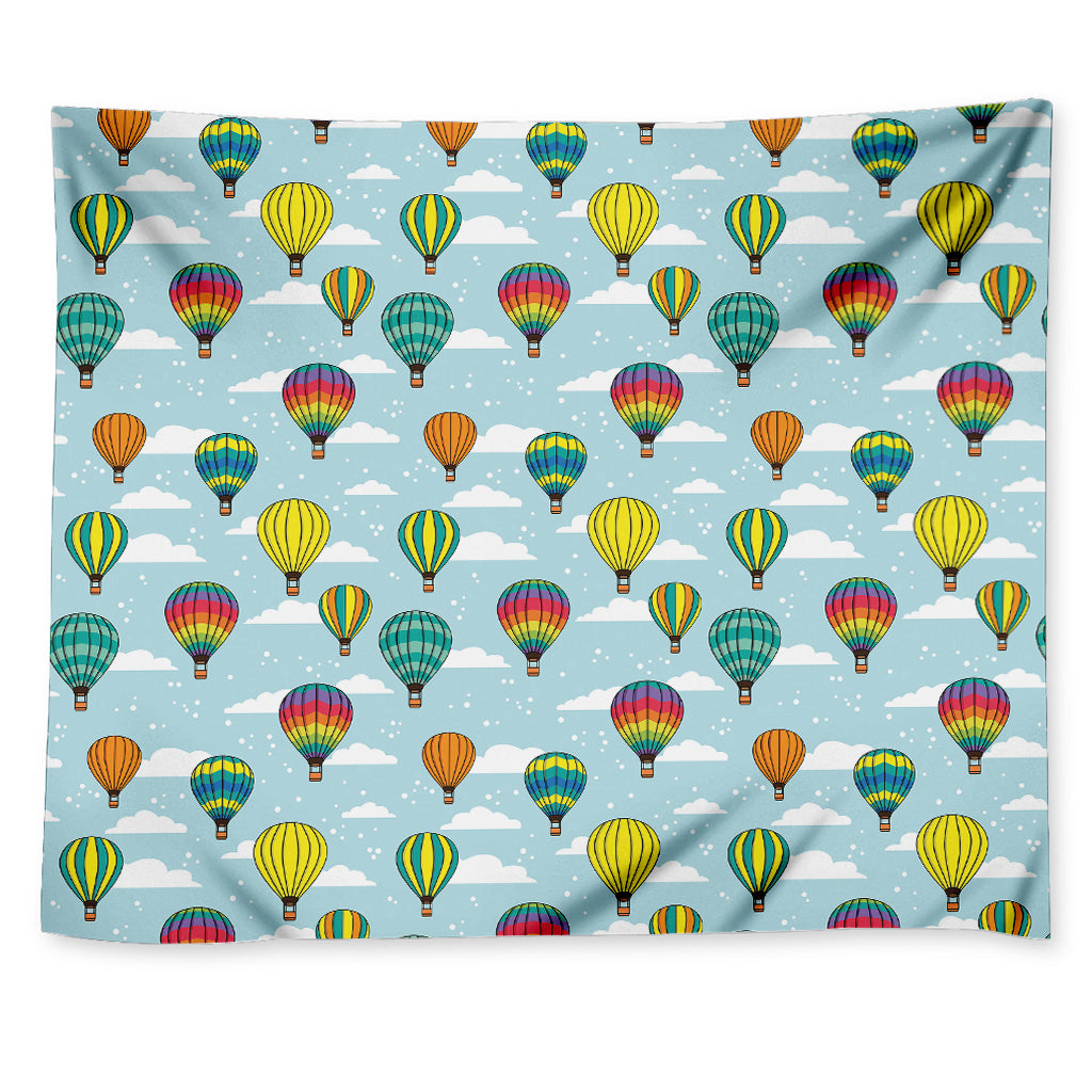 Colorful Air Balloon Pattern Print Tapestry