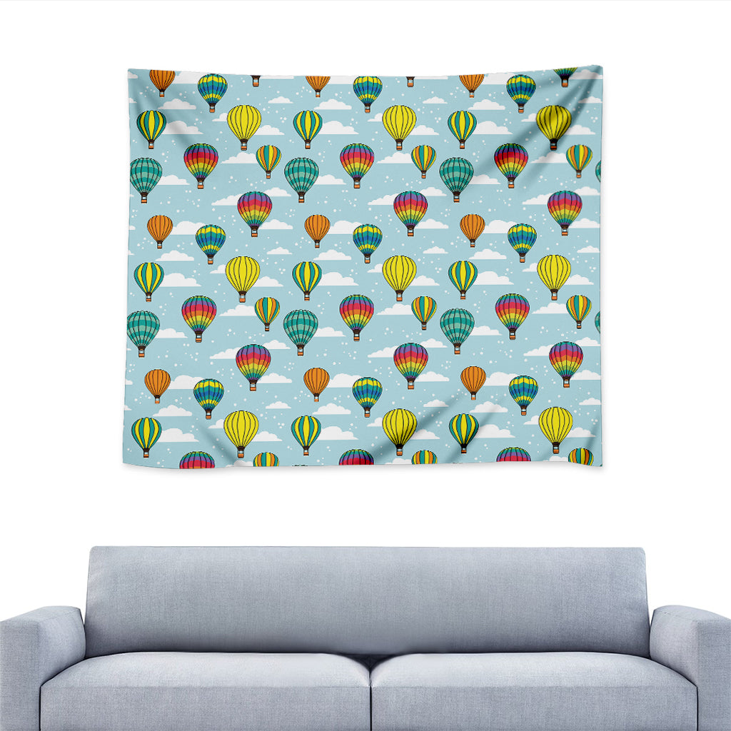 Colorful Air Balloon Pattern Print Tapestry