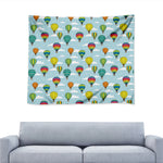 Colorful Air Balloon Pattern Print Tapestry