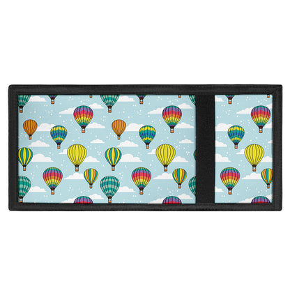 Colorful Air Balloon Pattern Print Trifold Wallet