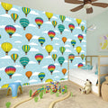 Colorful Air Balloon Pattern Print Wall Sticker