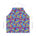 Colorful Aloha Camouflage Flower Print Adjustable Apron