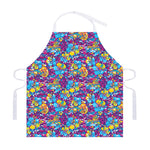 Colorful Aloha Camouflage Flower Print Adjustable Apron