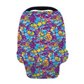 Colorful Aloha Camouflage Flower Print Baby Seat Cover