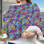 Colorful Aloha Camouflage Flower Print Baby Seat Cover