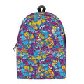 Colorful Aloha Camouflage Flower Print School Backpack
