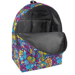 Colorful Aloha Camouflage Flower Print Backpack