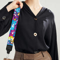 Colorful Aloha Camouflage Flower Print Bag Strap