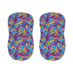 Colorful Aloha Camouflage Flower Print Bar Stool Covers