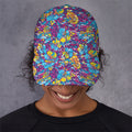 Colorful Aloha Camouflage Flower Print Baseball Cap